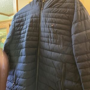 Tommy Hilfiger Men's Dark Blue Puffer Jacket